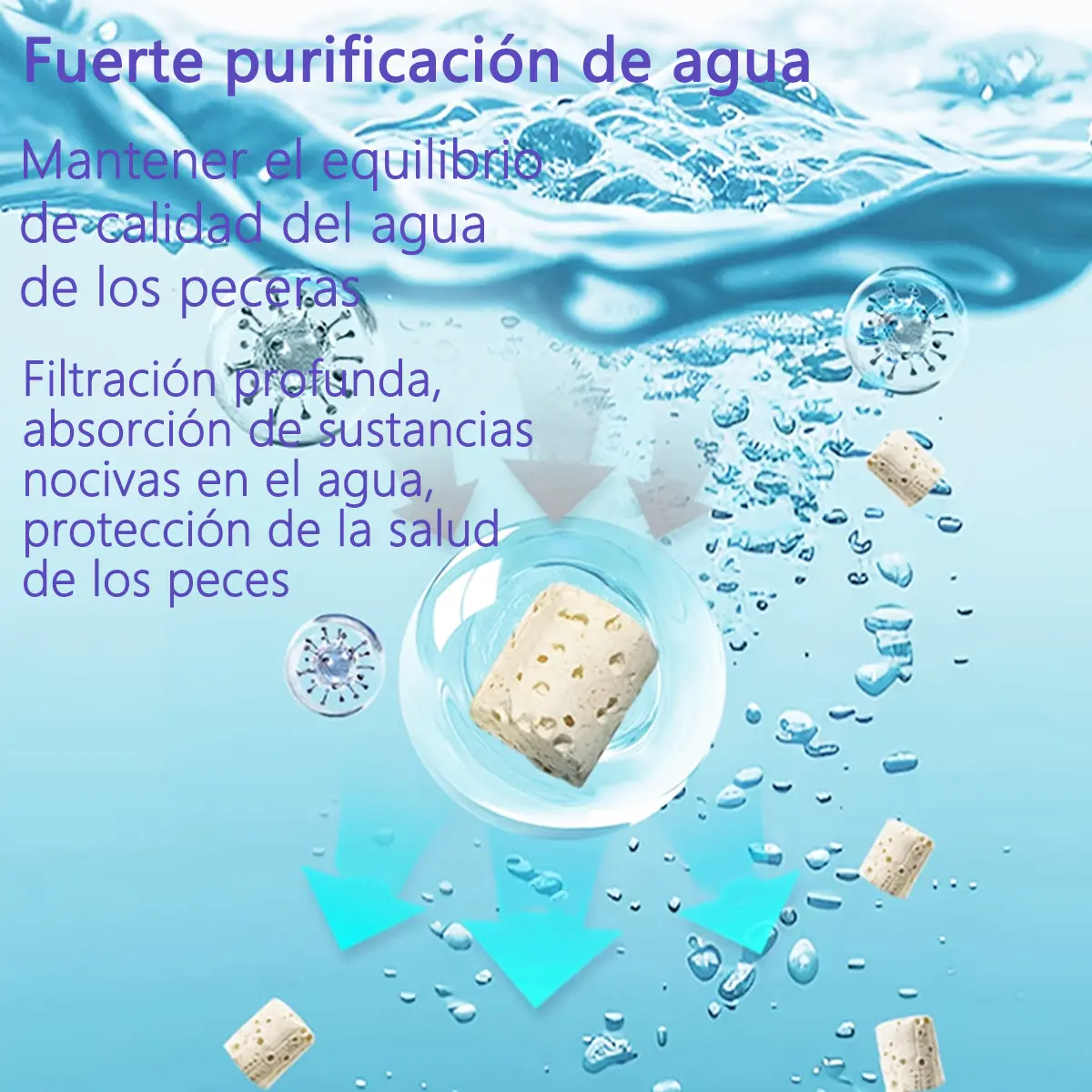 5 Paquetes Anillo De Respiración Filtro Pecera Acuarios 2kg - Image 3