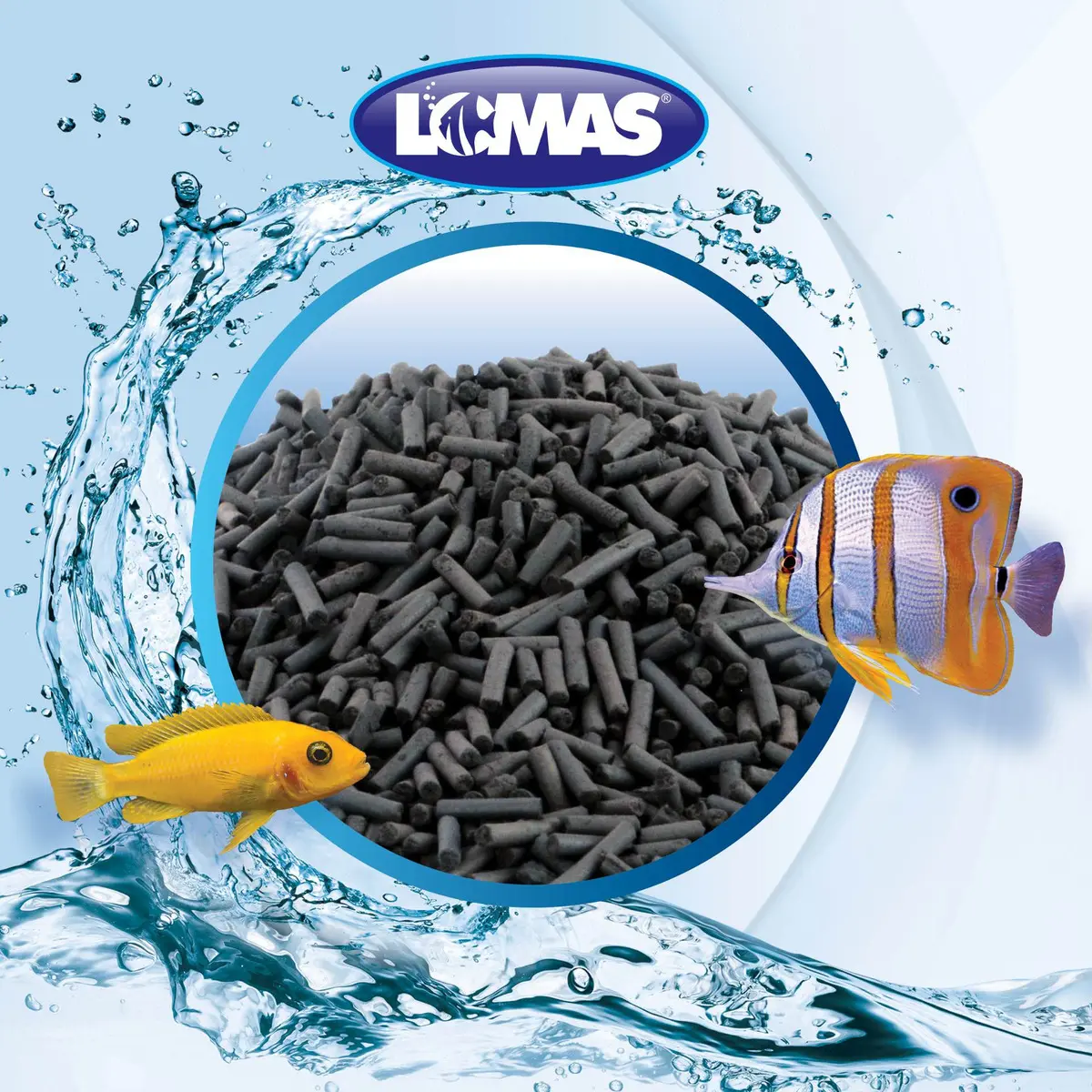 Carbon Activado Para Acuario 450 G 1.5 Mm Filtrante Pecera - Image 2