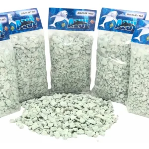 Azul Zeolita Filtrante 5 Bolsas De 1 Kg Para Acuarios