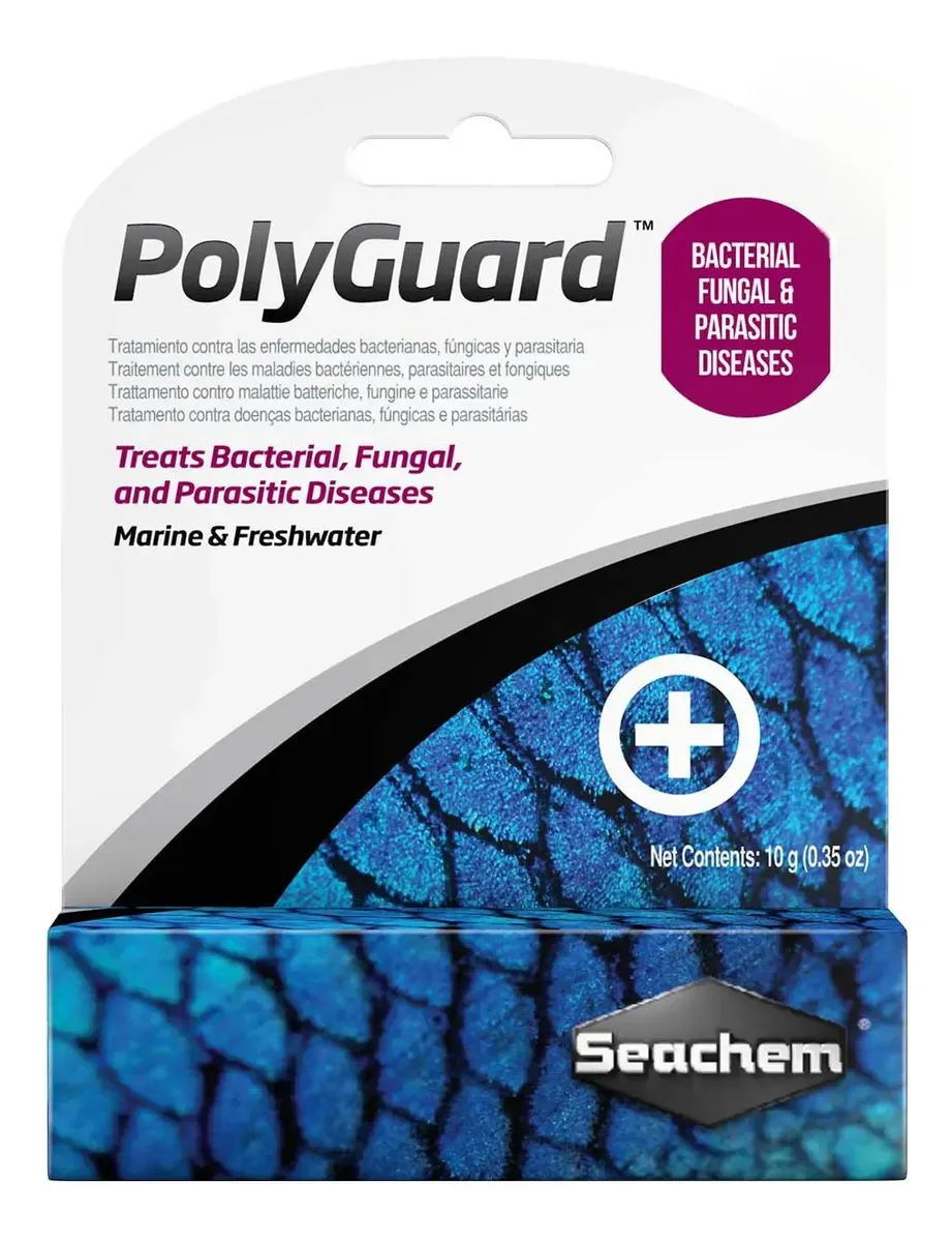 Polyguard 10g Seachem Trata Bacteria,hongo Y Parásito En Pez - Image 2