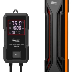 Hygger Calentador Acuario 1000W Control Digital Agua Dulce Salada 492-984L
